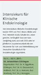 Mobile Screenshot of intensivkurs-endokrinologie.de