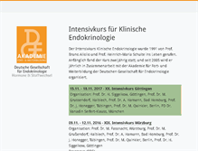 Tablet Screenshot of intensivkurs-endokrinologie.de